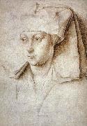 WEYDEN, Rogier van der Portrait of a Young Woman oil painting artist